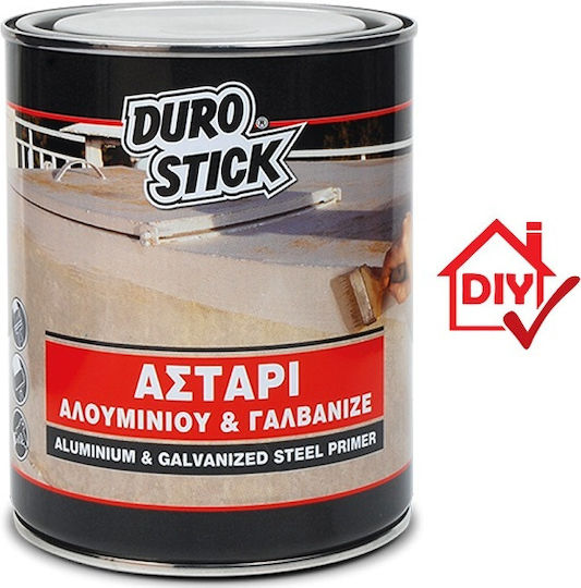 Durostick Aluminum Primer Galvanized Primer Aluminium & Galvanized Primer Suitable for Aluminum 0.75lt