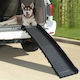 vidaXL Ramp Car for Dog Folding Black 155.5x40x15.5 cm. Black