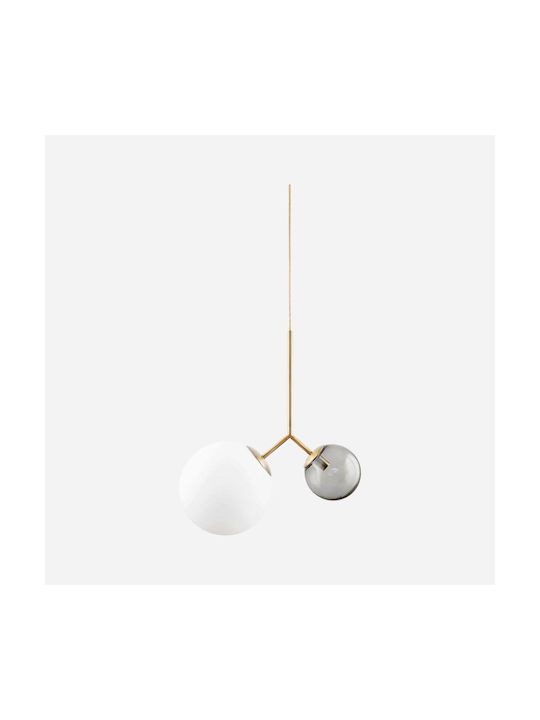 House Doctor Twice Pendant Lamp 2xE14 Gold