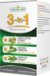 Natures Aid 3 In 1 Natural Formula 60 veg. caps