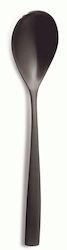 Comas Shallow Kitchen Spoon Stainless Steel Black