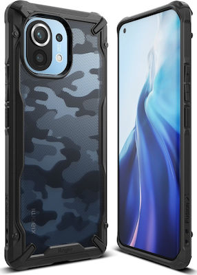 Ringke Fusion X Design Back Cover Πλαστικό / Σιλικόνης Camo Black (Xiaomi Mi 11)