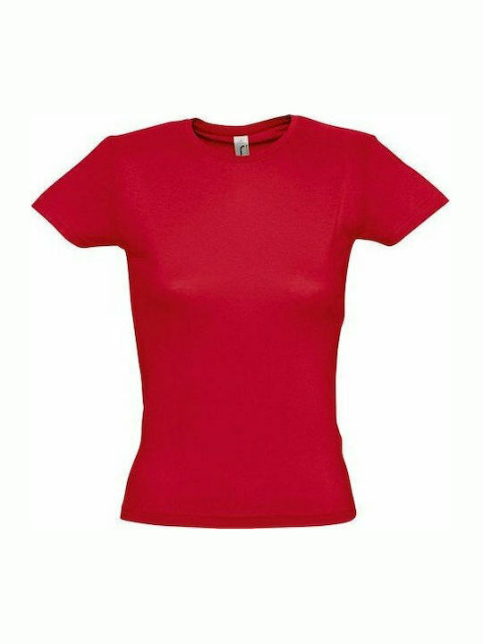 Sol's Miss Werbe-T-Shirt in Rot Farbe