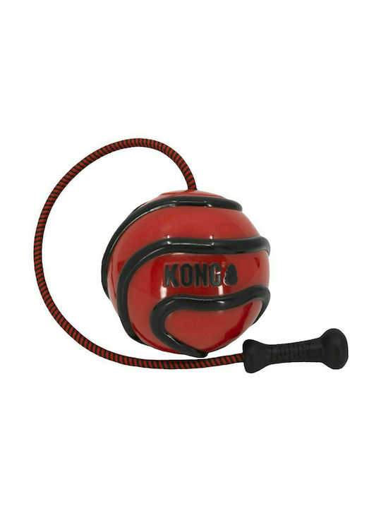 Kong Wavz Bunjiball Обучителна Игра Куче Среден Червена 1бр