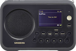 Sangean DPR-76 Radio portabil Reîncărcabil DAB+ cu USB Negru