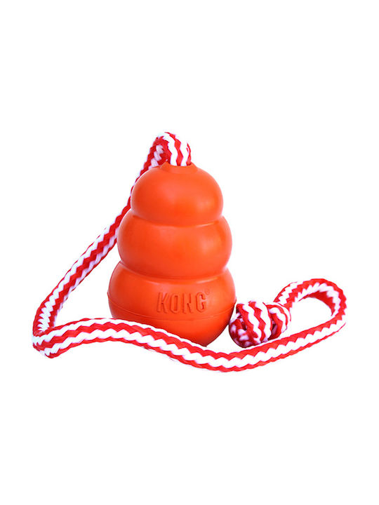 Kong Aqua Hundespielzeug aus Gummi Mittel 14cm Orange 1 Stück
