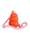 Kong Aqua Hundespielzeug aus Gummi Mittel 14cm Orange 1 Stück