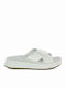 Ugg Australia Emily Mesh 1119491 Leather Women's Flat Sandals In White Colour