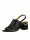 Tamaris Women's Sandals with Chunky Medium Heel In Black Colour