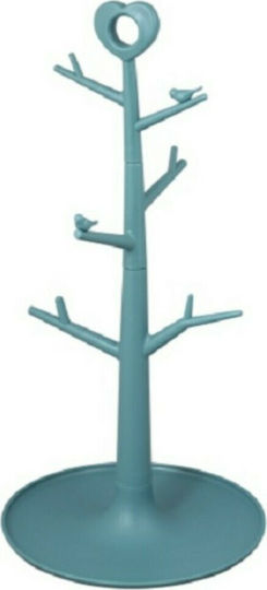 Becherständer 3299 Kunststoff 18x18x37cm Blau