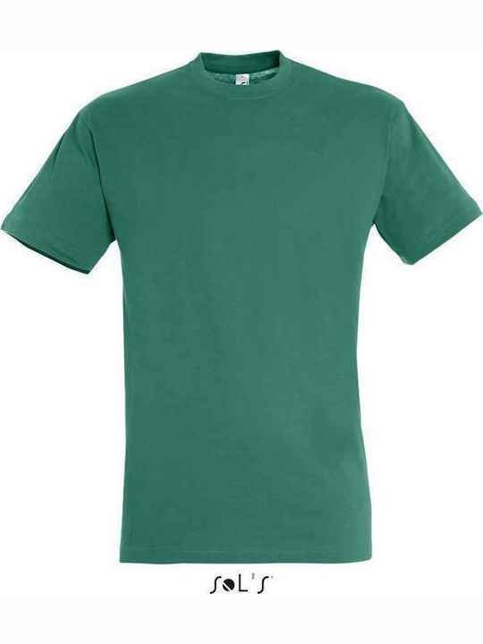 Sol's Regent Ανδρικό Διαφημιστικό T-shirt Κοντομάνικο Emerald