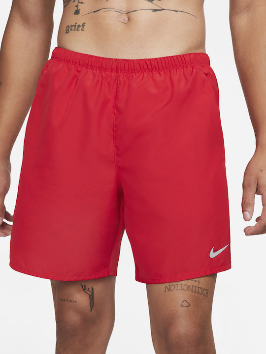 Nike Challenger Αθλητική Ανδρική Βερμούδα Dri-Fit Κόκκινη