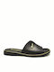 Ragazza Damen Flache Sandalen in Schwarz Farbe