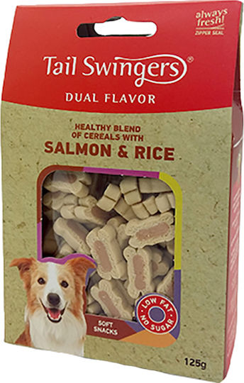 Tailswingers Лакомство за Кучета с Сьомга и Зърнени храни 125gr