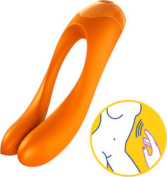 Satisfyer Candy Cane Finger Vibrator Orange