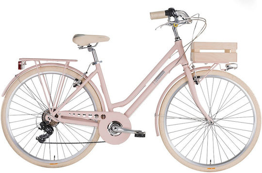 MBM Apostrophe 28" 2019 Doamnă Roz Bicicletă de Oras cu 6 Viteze