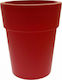 Viomes Linea 882 Flower Pot 30x41cm in Burgundy Color