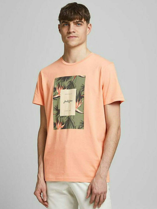 Jack & Jones Sportliches T-Shirt Orange