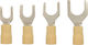 Adeleq Insulated Spade Terminal Φ5mm Yellow 100pcs 12-51365