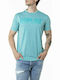 Replay Men's Short Sleeve T-shirt Light Blue