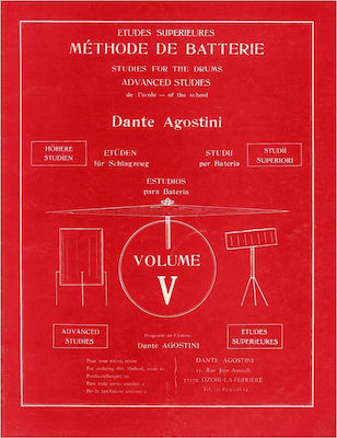 Dante Agostini Methode de Batterie pentru Tobe Vol.5