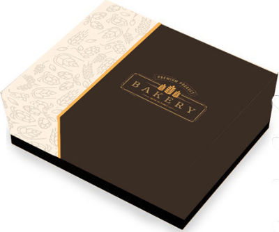 Disposable Pastry Shop Paper Box 20x20cm 150pcs Bakery No8