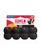 Kong Goodie Ribbon Hundespielzeug Kauen aus Gummi Mittel Schwarzes 1Stück