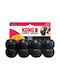 Kong Goodie Ribbon Dog Chewing Toy Made of Rubber Large 21.5cm Black 1 Piece