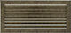 Kratki Rectangular Fireplace Air Shutter Gold 37CZ/Fresh 37x17cm 17X37CZ