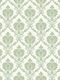 Wallpaper Damaschi Vinyl Green L1005xW53cm