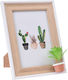 JK Home Decoration Mit Gastroula Bilderrahmen Hölzernes mit Weißem Rahmen