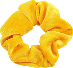 Scrunchie Hair Ruffle Velvet Velvet Yellow