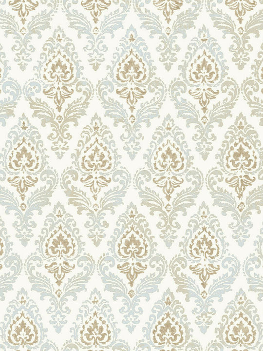 Wallpaper Damaschi Vinyl Ecru L1005xW53cm