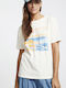 Coast Line Γυναικείο T-shirt Λευκό