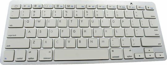 Weibo WB-8022 Wireless Bluetooth Keyboard Only English US White