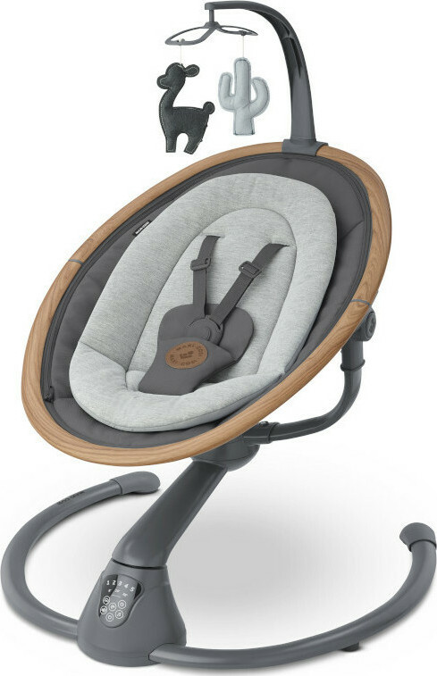 Maxi-Cosi Cassia Hamaca bebé eléctrica, 0-6 meses, máx. 9 kg, balancin bebe,  12 melodías, rotación 360°, detección automática, 5 velocidades, 2  posiciones de reclinación, Beyond Grey : : Bebé