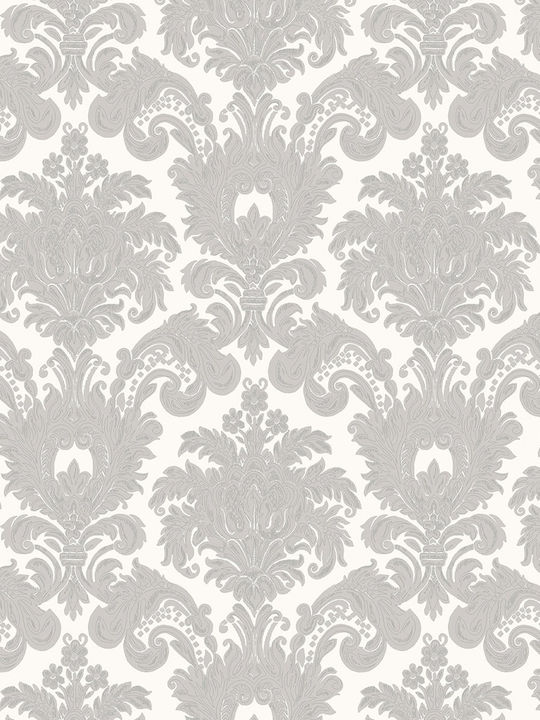 Wallpaper Damaschi Vinyl Gray L1005xW53cm