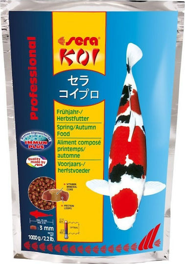 Sera Koi Professional Fischfutter für Fische mit Spirulina 1000g