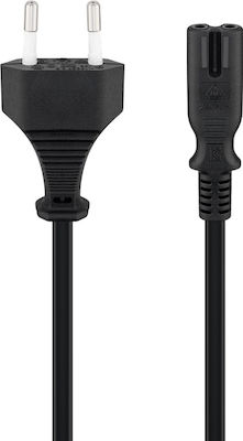 Goobay Euro - IEC C7 Kabel 1.5m Schwarz (50084)