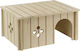 Ferplast Sin 4646 Little House for Rabbit Ξύλινο Σπίτι Τρωκτικών 33x23,6x16cm