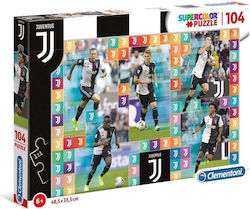 Παιδικό Puzzle Juventus 104pcs για 6+ Ετών Clementoni