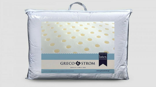 Greco Strom Стандартна Възглавница За Спане Латекс 45x65x14см