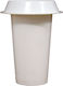 Marhome Plastic Memorial Vase 9x9x18cm