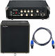Harley Benton SolidBass 300H Усилвател за глава Електрически бас 300W (+ СолидБас 410Т) Черен