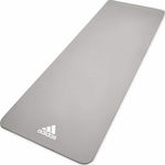 Adidas Στρώμα Γυμναστικής Yoga/Pilates Γκρι (176x61x0.8cm)