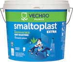 Vechro Smaltoplast Extra Plastic Vopsea Ecologic pentru Utilizare Intern Black 750ml