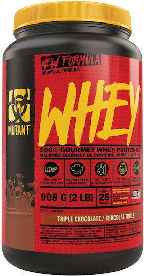 Mutant Gourmet Whey Protein Protein Whey with Flavor Triple Chocolate 908gr