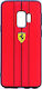 Ferrari Hardcase Back Cover Δερματίνης Κόκκινο (Galaxy S9)