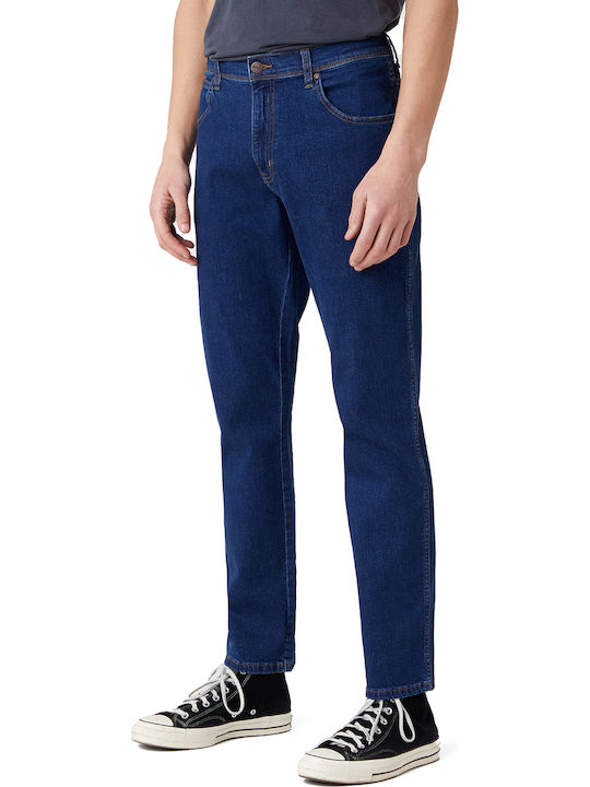 Texas Ανδρικό Παντελόνι Τζιν με Slim Straight Εφαρμογή Μπλε