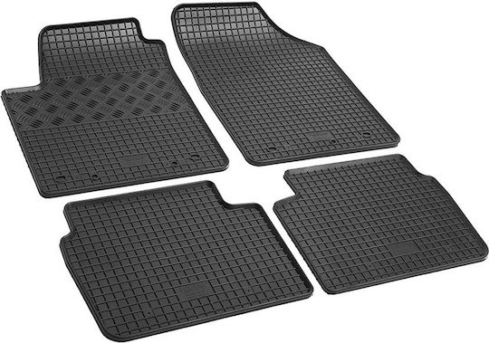 Rigum Set of Front and Rear Mats 4pcs for Hyundai i10 2007 Black